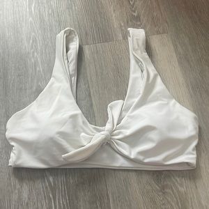 White swim suit top!!